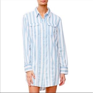 NWOT Good American Oversized Shirt Dress
